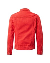 rote Jeansjacke von Tom Tailor Denim