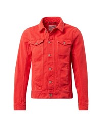 rote Jeansjacke von Tom Tailor Denim