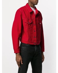 rote Jeansjacke von Helmut Lang