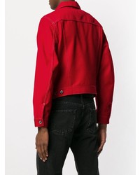 rote Jeansjacke von Helmut Lang