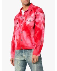 rote Jeansjacke von 424