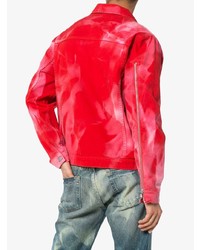 rote Jeansjacke von 424