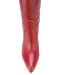 rote kniehohe Stiefel von Gianvito Rossi