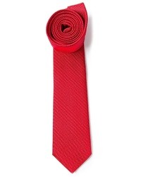 rote Krawatte von Christian Dior