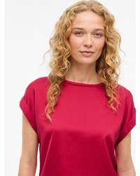 rote Kurzarmbluse von Vila