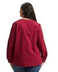 rote Langarmbluse von TOM TAILOR PLUS