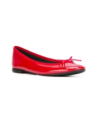 rote Leder Ballerinas von Repetto