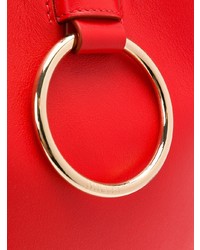 rote Leder Beuteltasche von Nina Ricci