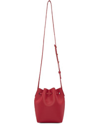 rote Leder Beuteltasche von Mansur Gavriel