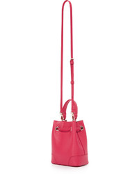 rote Leder Beuteltasche von Furla