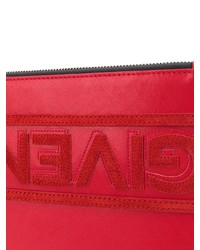 rote Leder Clutch Handtasche von Givenchy