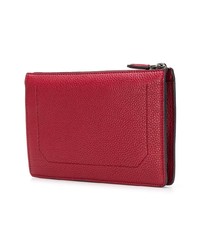 rote Leder Clutch Handtasche von Salvatore Ferragamo