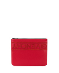 rote Leder Clutch Handtasche von Givenchy