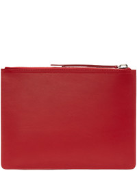 rote Leder Clutch Handtasche von Giuseppe Zanotti