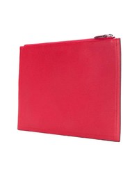 rote Leder Clutch von Givenchy