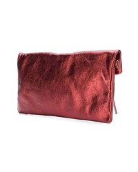 rote Leder Clutch von L'Autre Chose