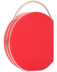 rote Leder Clutch von Eddie Borgo
