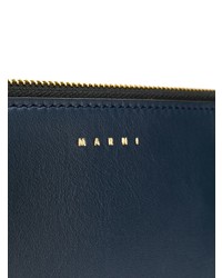 rote Leder Clutch von Marni