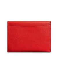 rote Leder Clutch von Burberry