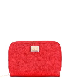 rote Leder Clutch von Dolce & Gabbana