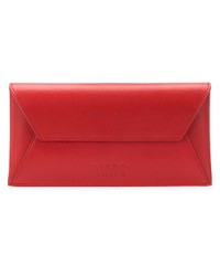 rote Leder Clutch von MM6 MAISON MARGIELA