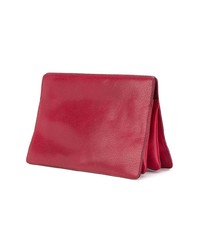rote Leder Clutch von Givenchy