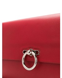 rote Leder Clutch von Rebecca Minkoff