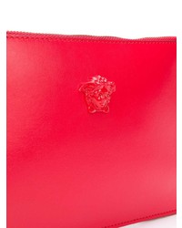 rote Leder Clutch von Versace