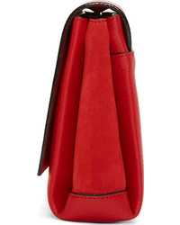 rote Leder Clutch von Proenza Schouler