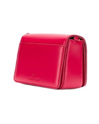 rote Leder Clutch von Elisabetta Franchi