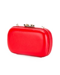 rote Leder Clutch von Corto Moltedo