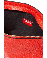 rote Leder Clutch von Loewe