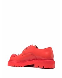 rote Leder Derby Schuhe von CamperLab