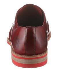 rote Leder Derby Schuhe von Melvin&Hamilton