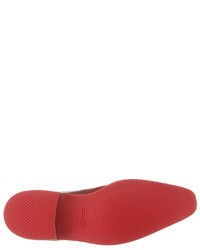 rote Leder Derby Schuhe von Melvin&Hamilton