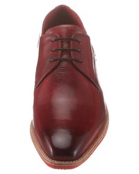 rote Leder Derby Schuhe von Melvin&Hamilton