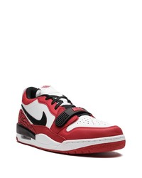 rote Leder niedrige Sneakers von Jordan