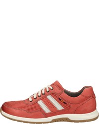 rote Leder niedrige Sneakers von FRETZ men