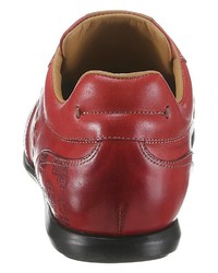 rote Leder niedrige Sneakers von La Martina