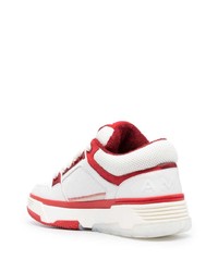 rote Leder niedrige Sneakers von Amiri