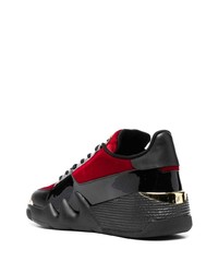 rote Leder niedrige Sneakers von Giuseppe Zanotti