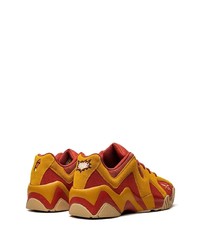 rote Leder niedrige Sneakers von Reebok