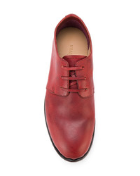 rote Leder Oxford Schuhe von Measponte