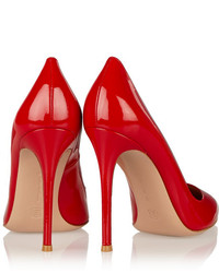 rote Leder Pumps von Gianvito Rossi