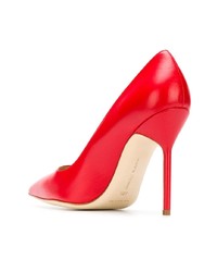 rote Leder Pumps von Manolo Blahnik