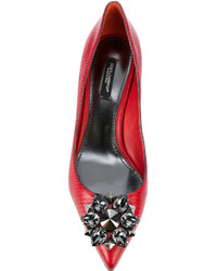 rote Leder Pumps von Dolce & Gabbana