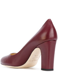 rote Leder Pumps von Jimmy Choo