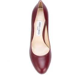 rote Leder Pumps von Jimmy Choo