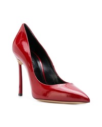 rote Leder Pumps von Casadei