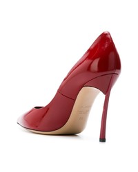 rote Leder Pumps von Casadei